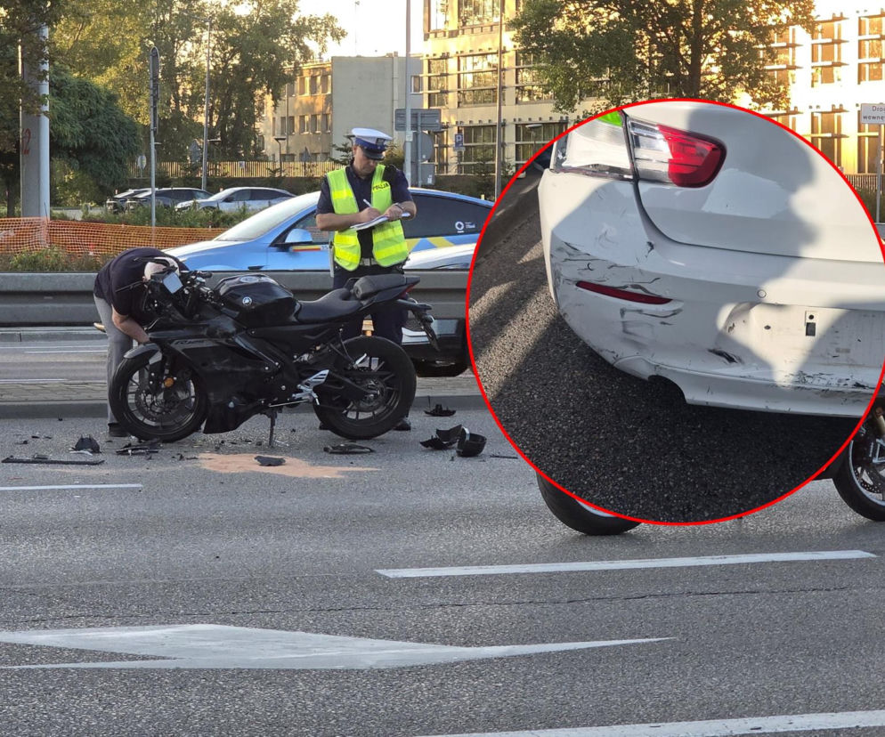 Tragedia w Alejach Jerozolimskich. Nie żyje 16-letni motocyklista
