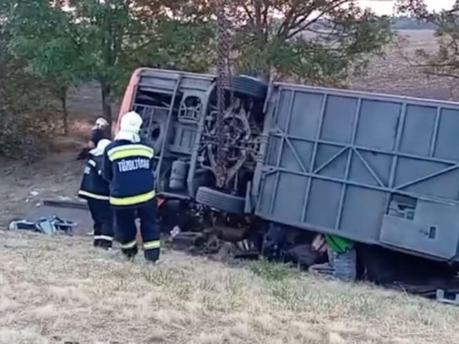 Akcja ratunkowa polskiego autokaru na Węgrzech