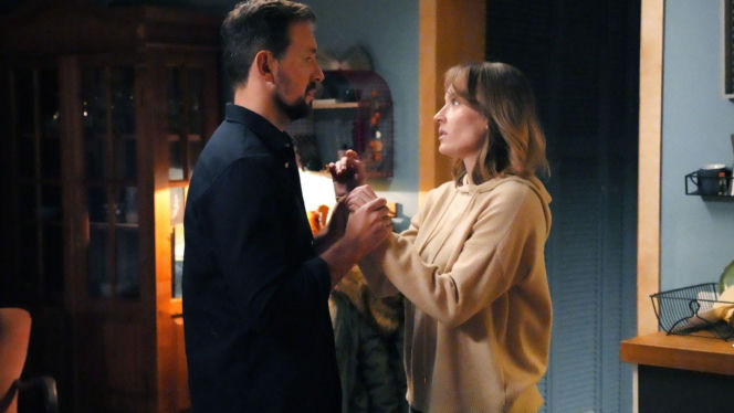 Barwy szczęścia odc. 3363. Renata (Anna Mrozowska), Marcin Kodur (Oskar Stoczyński)