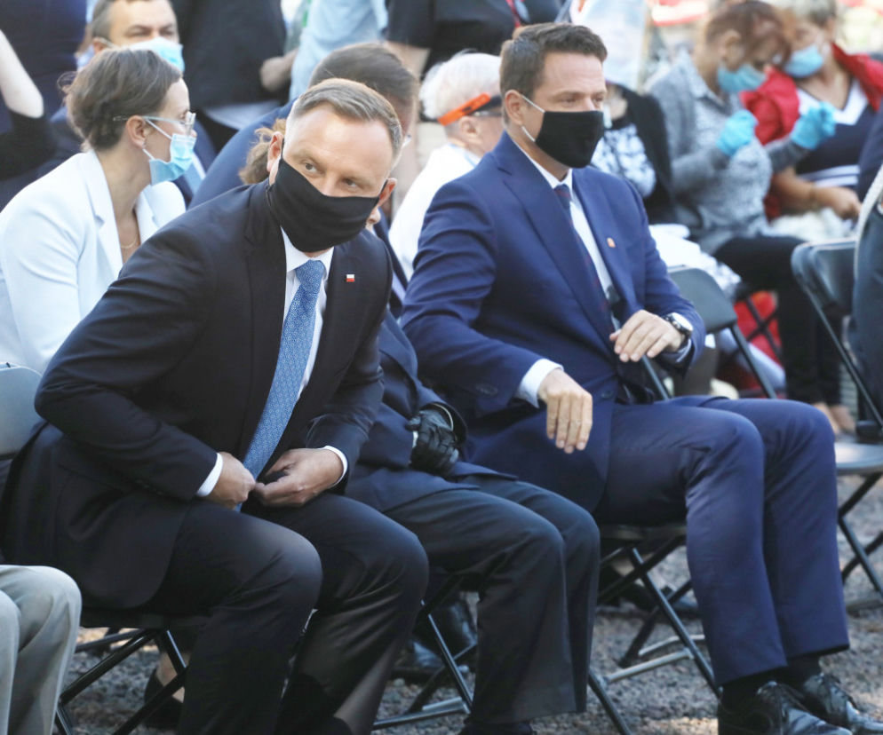 Powstańcy Warszawscy spotkali się z prezydentami Dudą i Trzaskowskim 