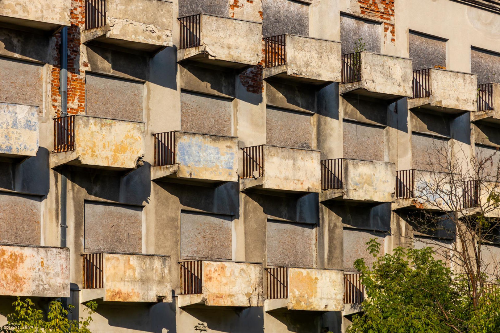 Opuszczone sanatorium wojskowe Wiarus w Ciechocinku