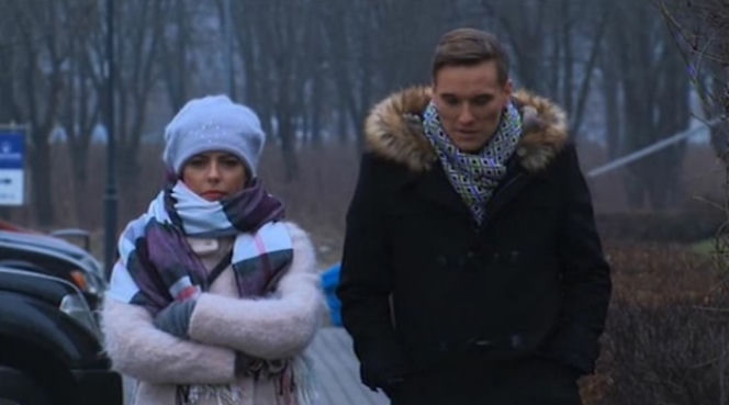 M jak miłość. Magda Marszałek (Anna Mucha), Olek (Maurycy Popiel)