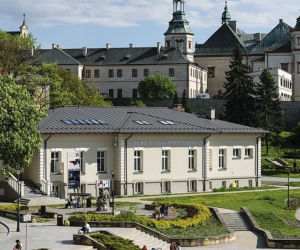 Szare pokrycie z oknami dachowymi FAKRO