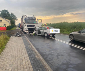 Koszmarny wpadek w Wiągu pod Świeciem. Nie żyje 40-letni Ukrainiec