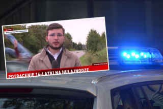 Szok na wizji! Reporter nagrywał relację, gdy za jego plecami doszło do wypadku
