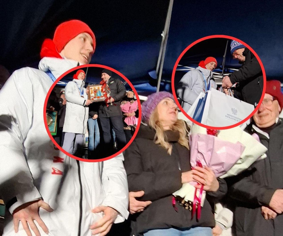 Kacper Tomasiak powitany w Polsce. Otrzymał niezwykły prezent religijny