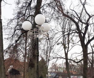 Ozdoby świąteczne miejskiej architektury w Iławie 2020 - zdjęcia dzienne