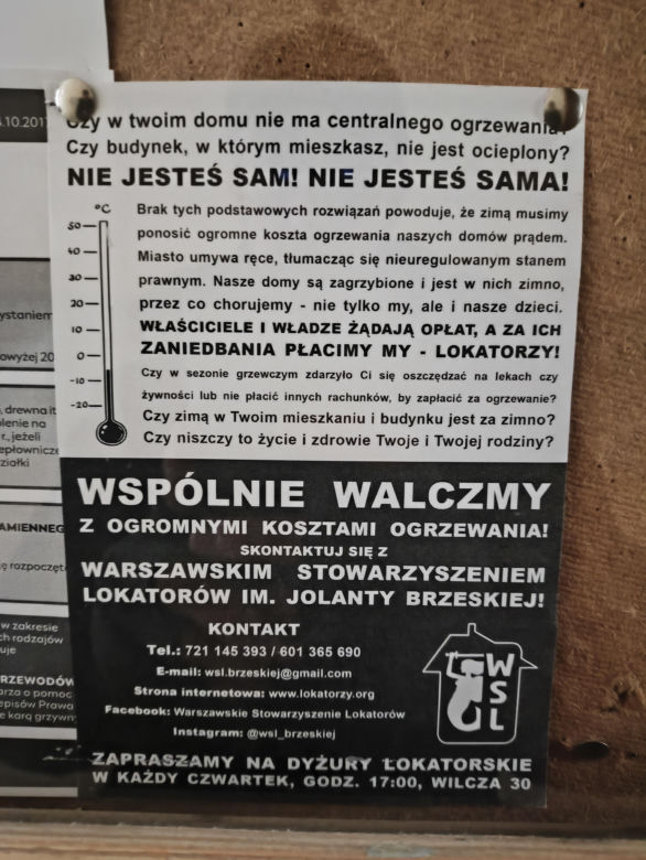 Kamienica przy ul. Polnej 46 bez centralnego ogrzewania