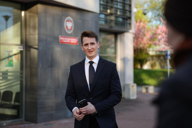 Konferencja prasowa prokuratury ws. wypadku, w którym dzień wcześniej zginął poseł Lewicy Łukasz Litewka