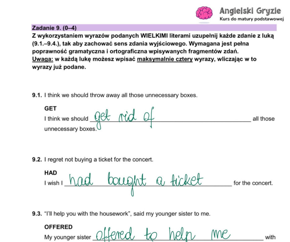 Matura próbna angielski rozszerzony 2024 