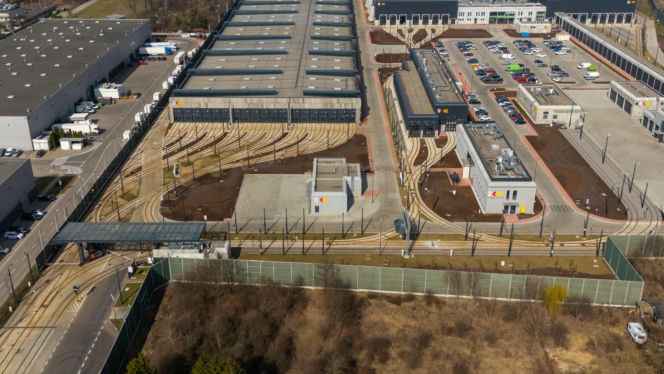 Zajezdnia tramwajowa Annopol na Białołęce w Warszawie