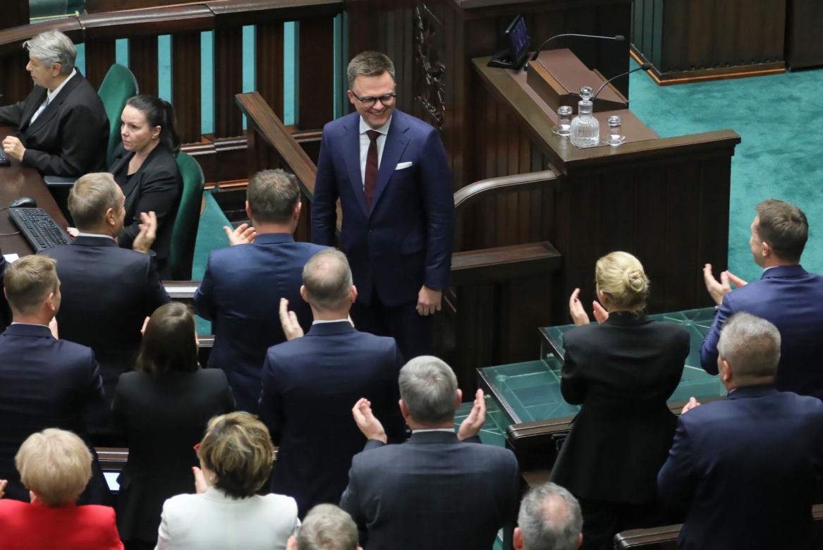 Szymon Hołownia nowym marszałkiem Sejmu