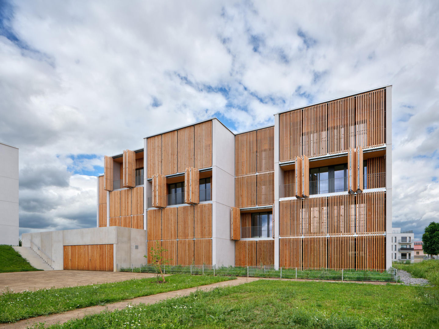 Drewniana mieszkaniówka w czeskim Zdarze