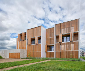 Drewniana mieszkaniówka w czeskim Zdarze