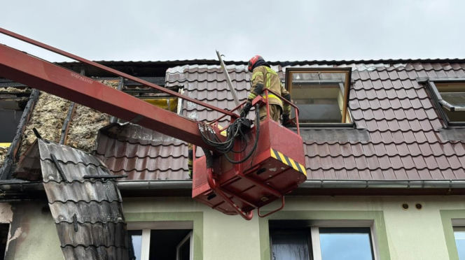 Pożar DPS-u w Szczawnie