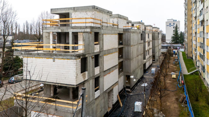 Wola Księcia Janusza w Warszawie w budowie