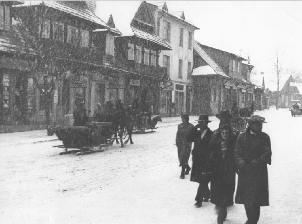 Zakopane: zima na Krupówkach sto lat temu