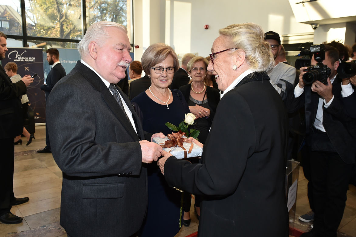 Lech Wałęsa z żoną Danutą Wałęsą