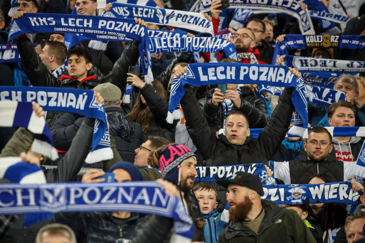 Lech - Fiorentina w obiektywie. Kibice bawili się świetnie