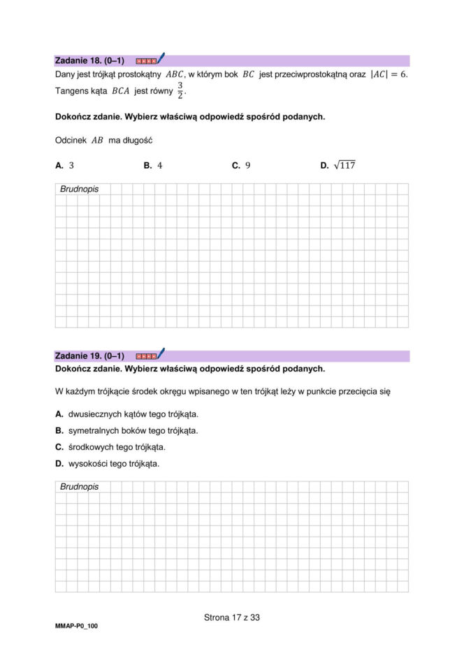 Matura próbna 2026 matematyka. - arkusz CKE