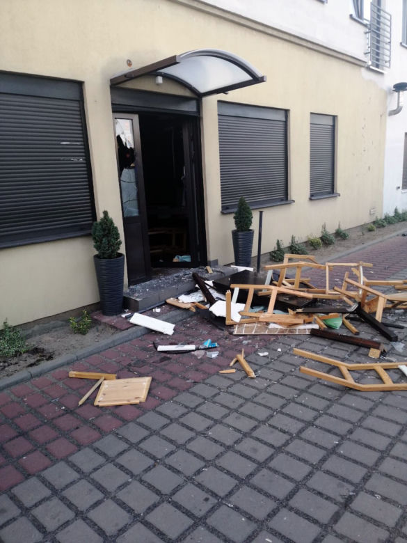 Pijany 20-latek zdemolował pizzerię w Grodzisku Wielkopolskim