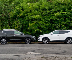 Nissan X-Trail 1.6 dCi AWD Tekna vs. Hyundai Santa Fe 2.2 CRDi AWD Platinum