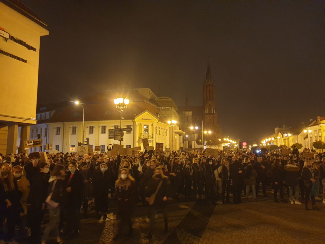 ''Czarny Marsz'' w Białymstoku