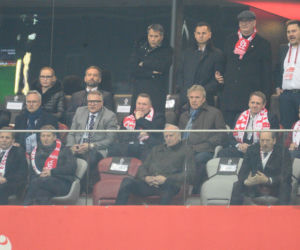 Karol Nawrocki i Przemysław Czarnek na mecze Polska - Albania