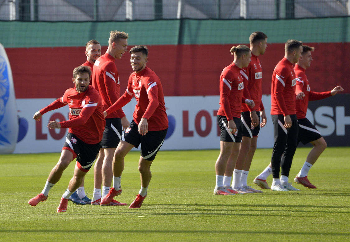 Trening reprezentacji na stadionie Legii