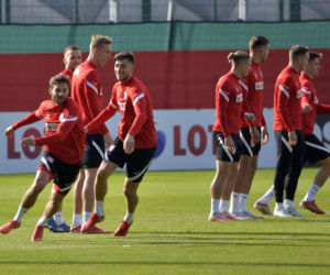 Trening reprezentacji na stadionie Legii