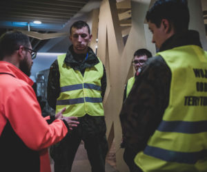 Radomscy terytorialsi pomagają na lotnisku Chopina