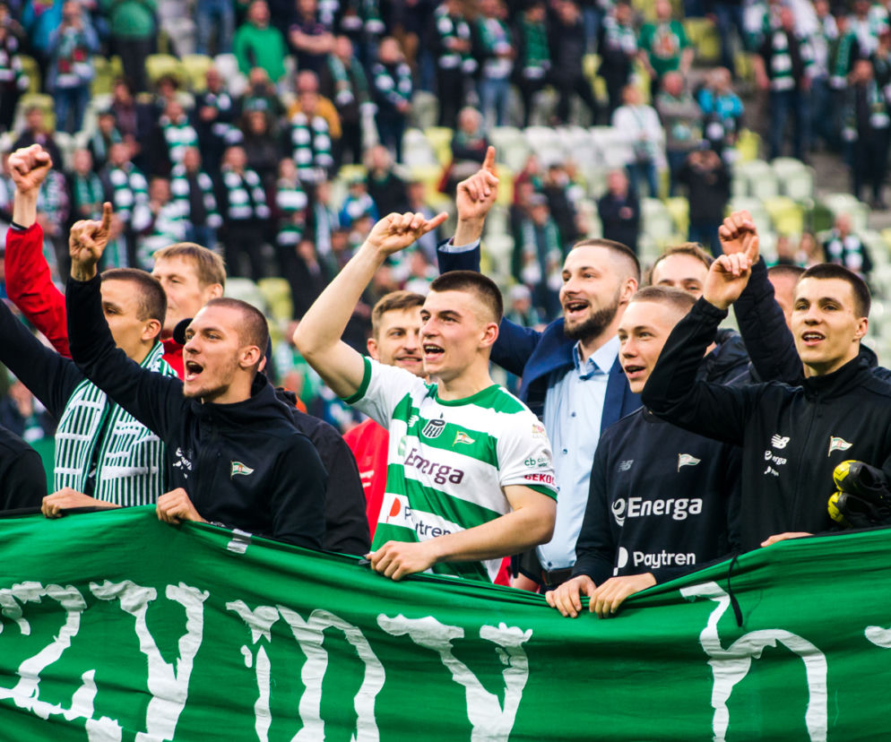 Feta piłkarzy i kibiców Lechii Gdańsk