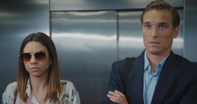 M jak miłość odc. 1891. Aneta (Ilona Janyst), Olek (Maurycy Popiel)