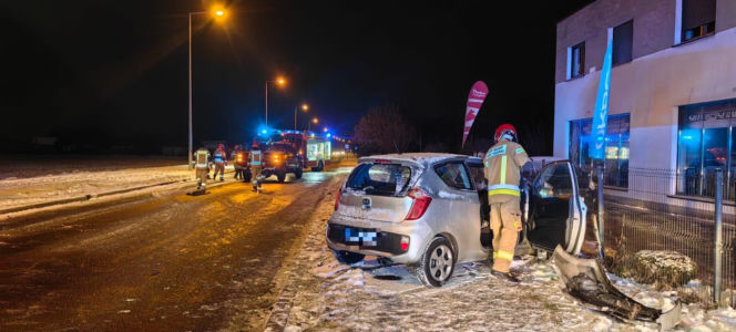 Kolizja aut w Święciechowie, pijany kierowca w Lipnie