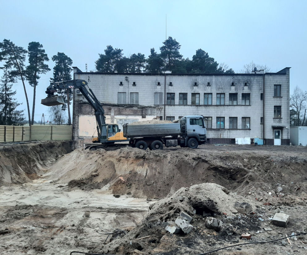 Budowa szpitala w Pionkach