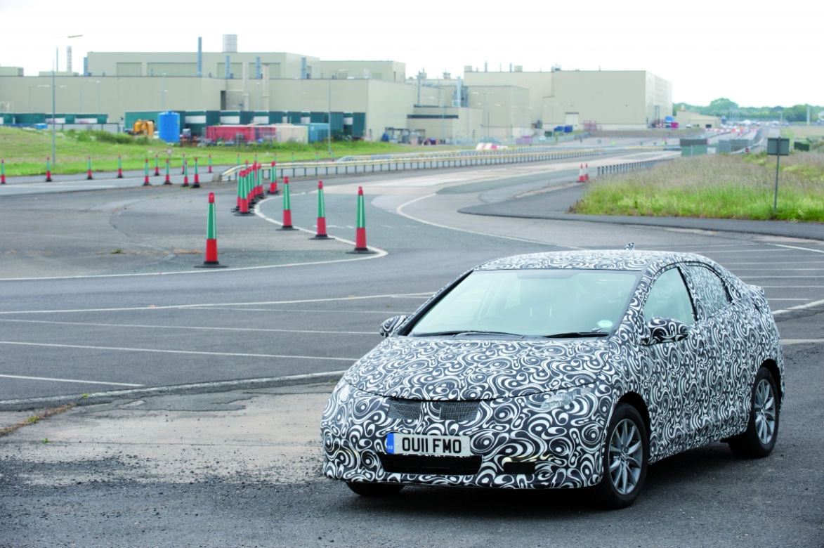 Nowa Honda Civic w kamuflażu