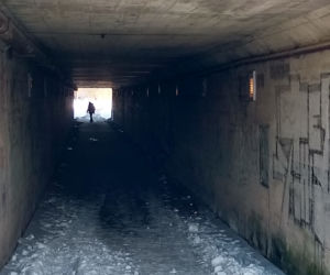 Tunel grozy w Białymstoku