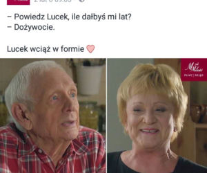 M jak miłość, Lucjan (Witold Pyrkosz), Kisielowa (Małgorzata Różniatowska)
