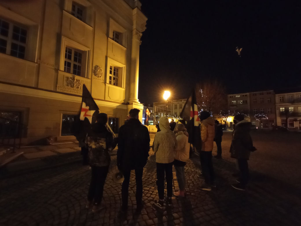 Strajk kobiet na rynku w Lesznie 