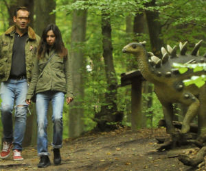 Marta Kaczyńska z mężem i synem w ZOO
