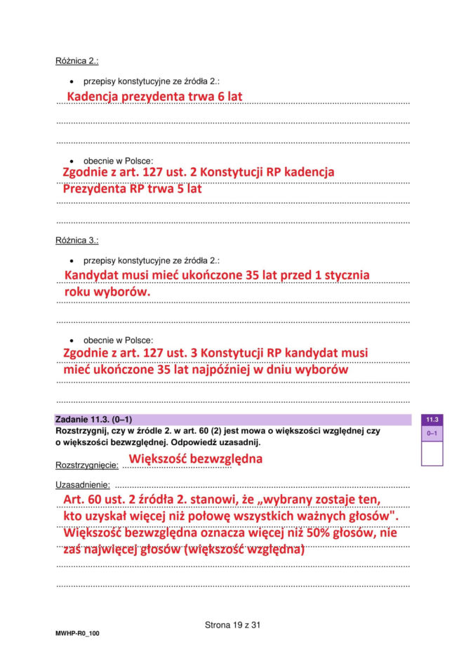 Matura próbna 2026: WOS rozszerzony - wszystkie odpowiedzi do arkusza CKE 16.01.2026