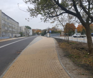 Ulica Kruszelnickiego w Grudziądzu po remoncie