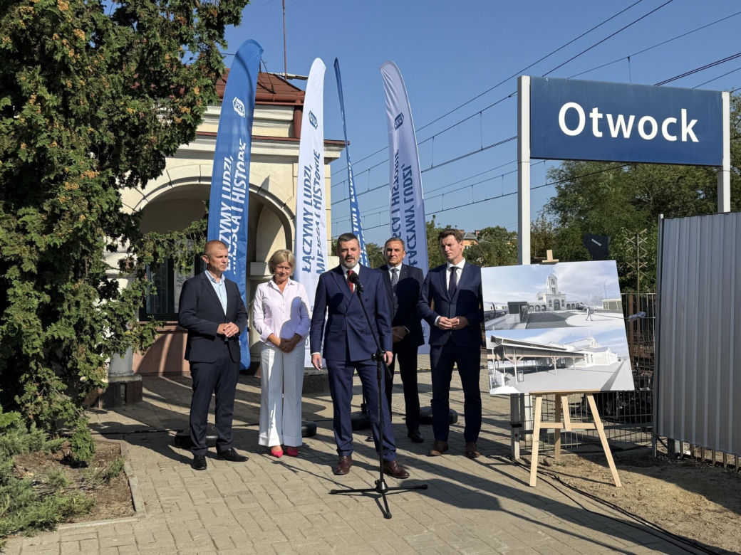 Dworzec kolejowy w Otwocku - remont, wizualizacje
