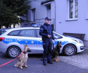 Funkcjonariusze na czterech łapach zaczynają służbę! Poznajcie Naba i Barego [ZDJĘCIA]