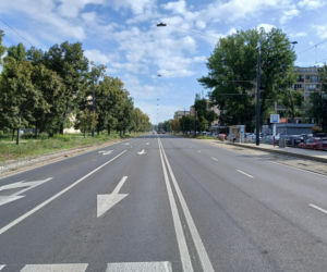 Al. Waszyngtona w Warszawie przed remontem