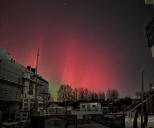 Zorza polarna nad Podkarpaciem