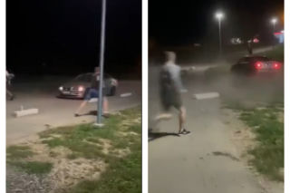 Chciał rozjechać ludzi BMW! Zatrzymano kierowcę. Co o nim wiadomo?