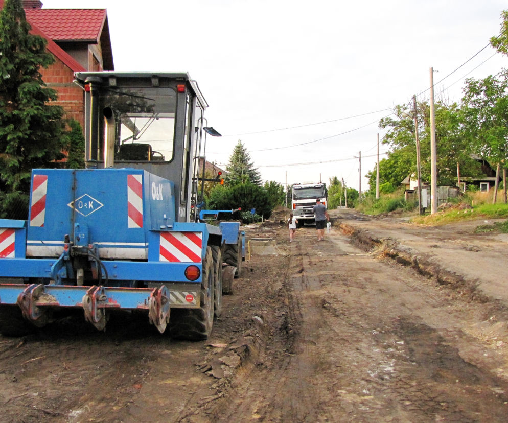 Remont ulicy Wieniawskiego w Rzeszowie (lipiec 2019)