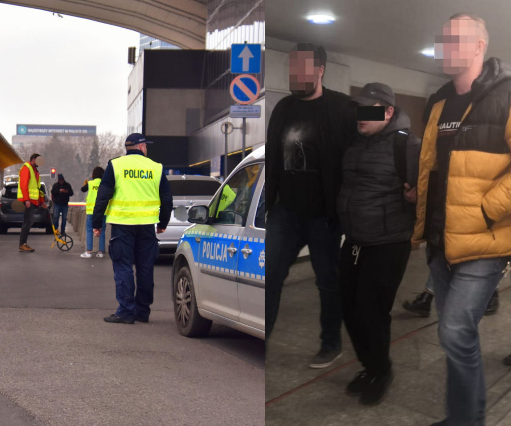 Chciał rozjechać policjantkę po Dworcem Centralnym. Policja złapała sprawcę