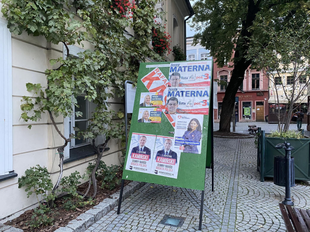 Plakaty wyborcze w Zielonej Górze. Zobaczcie jak wygląda nasze miasto! 
